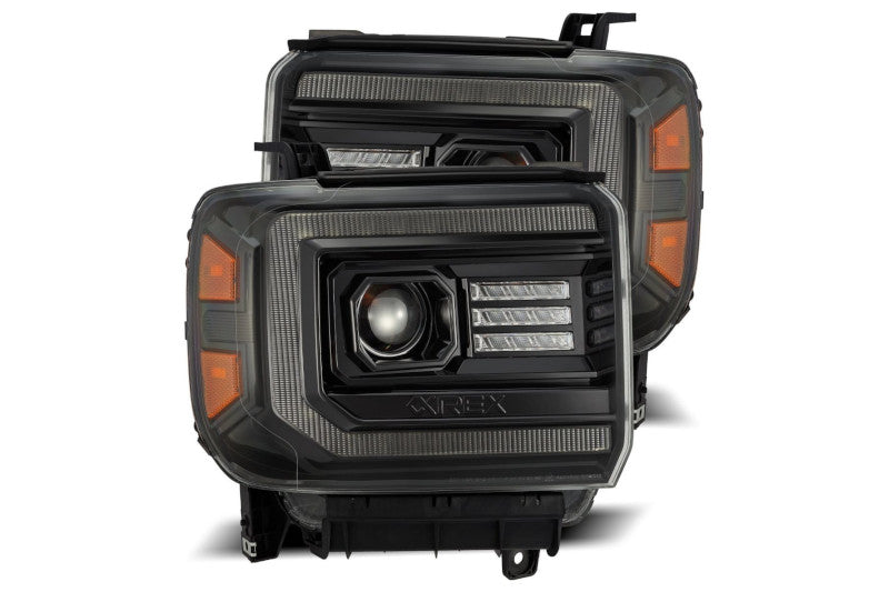 Fit 2014-2018 Sierra 1500 2500HD 3500HD Smoke Projector Headlights Fit 2014-2018 Sierra 1500 2500HD 3500HD Smoke Projector Headlights
