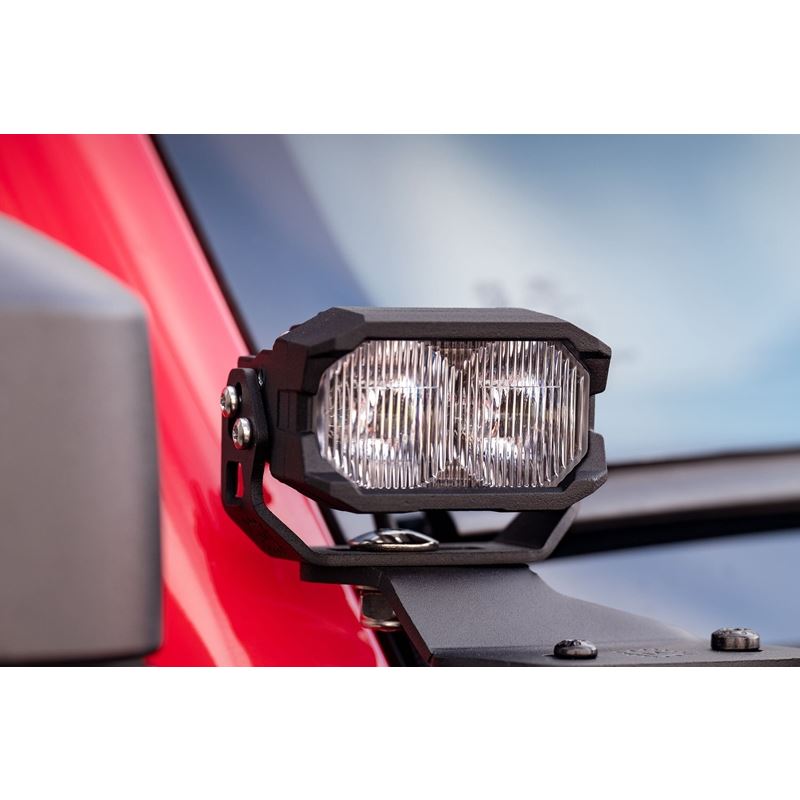 Morimoto BAF104 2Banger LED Pods NCS Spot Beam - White | Universal