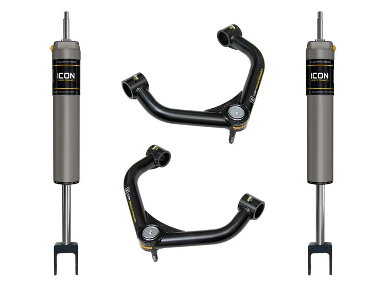 ICON 78722 V.S. 2.5" Aluminum Series Tubular Front Shock System - for 0-2" Lift - (Package) | 2011-2019 GM Silverado/Sierra 2500HD/3500HD
