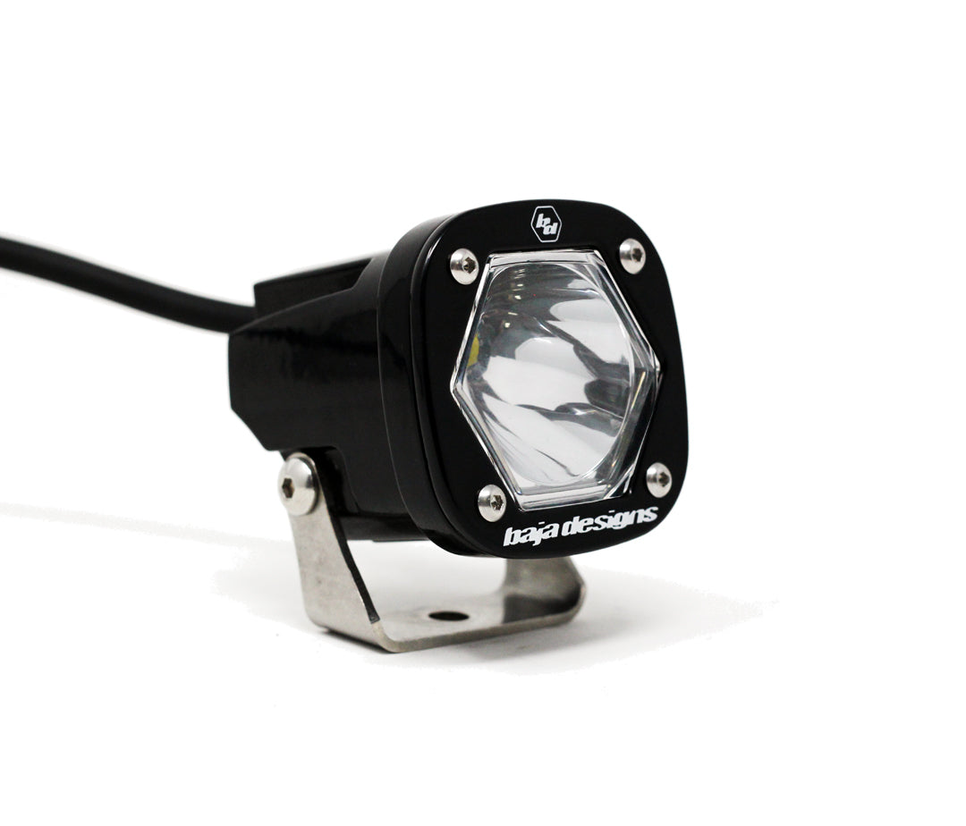 Baja Designs 380001 S1 Spot LED Light with Mounting Bracket Single | Universal