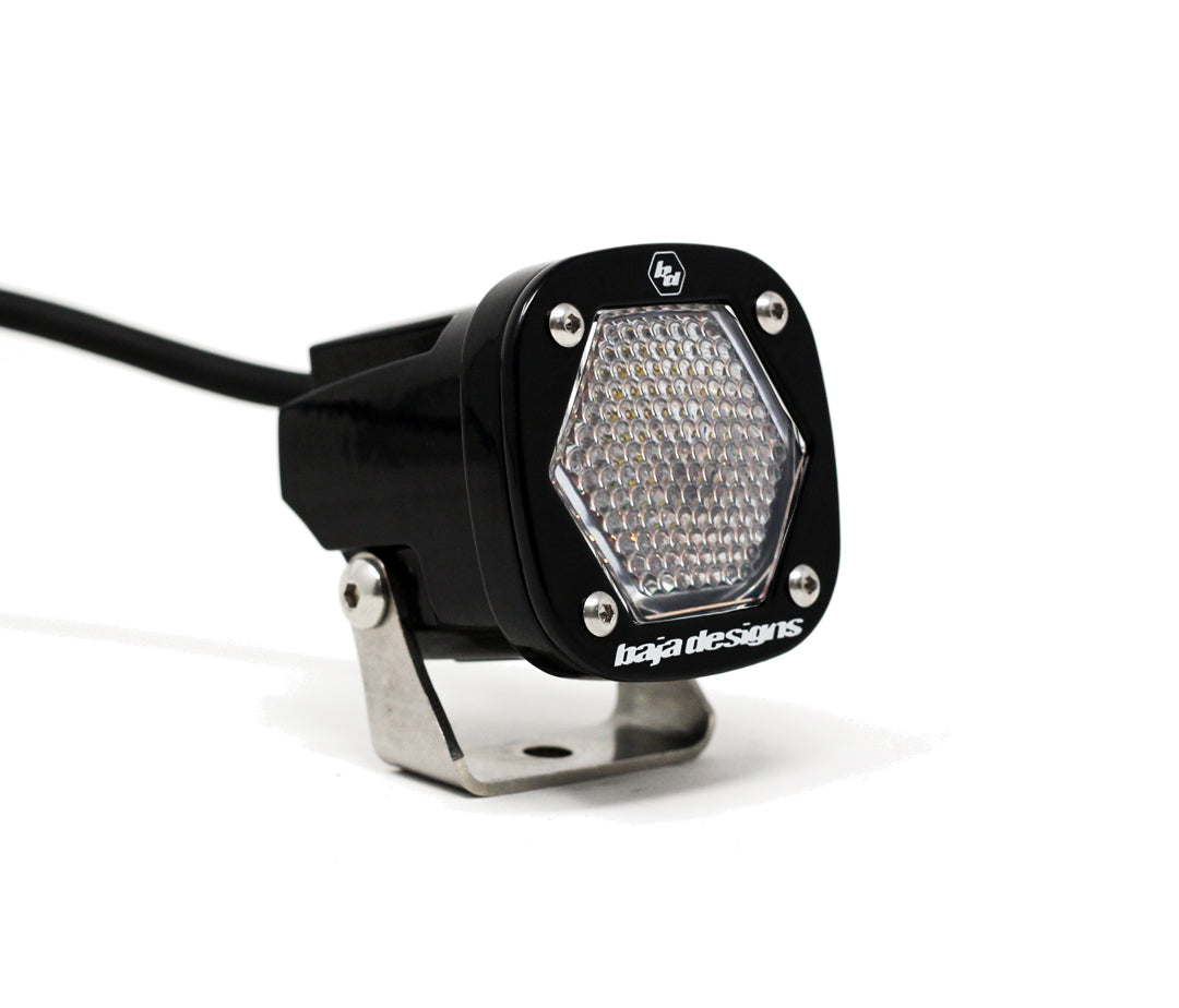 Baja Designs 380006 S1 Work/Scene LED Light with Mounting Bracket Single | Universal