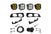 Baja Designs 448226 SAE/Squadron Sport Dual Amber Fog Light Kit with Toggle Switch | 2023-2026 Ford F250/F350
