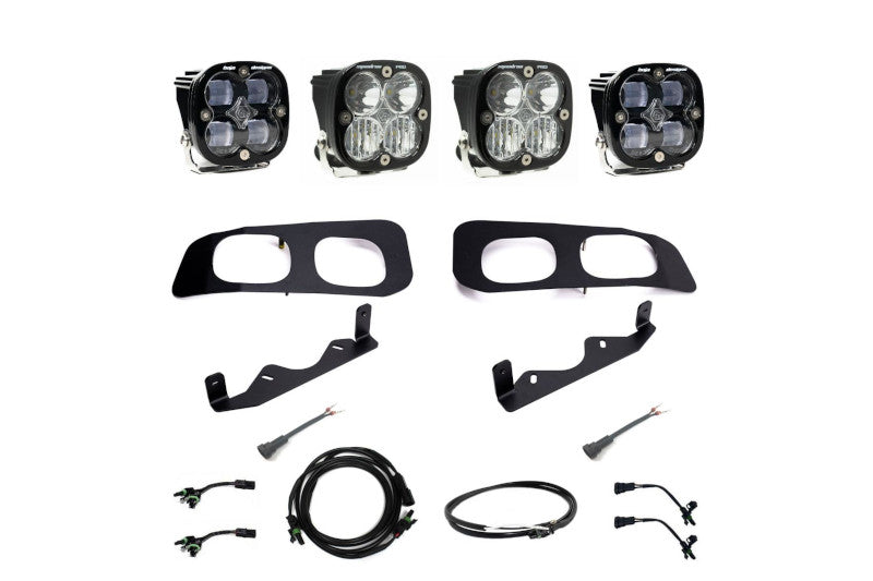 Baja Designs 448227UP SAE/Squadron Pro Dual Fog Pocket Light Kit | 2023-2024 Ford F250/F350