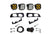 Baja Designs 448228 SAE/Squadron Pro Dual Amber Fog Light Kit with Toggle Switch | 2023-2026 Ford F250/F350 Super Duty