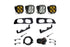 Baja Designs 448228 SAE/Squadron Pro Dual Amber Fog Light Kit with Toggle Switch | 2023-2024 Ford F250/F350