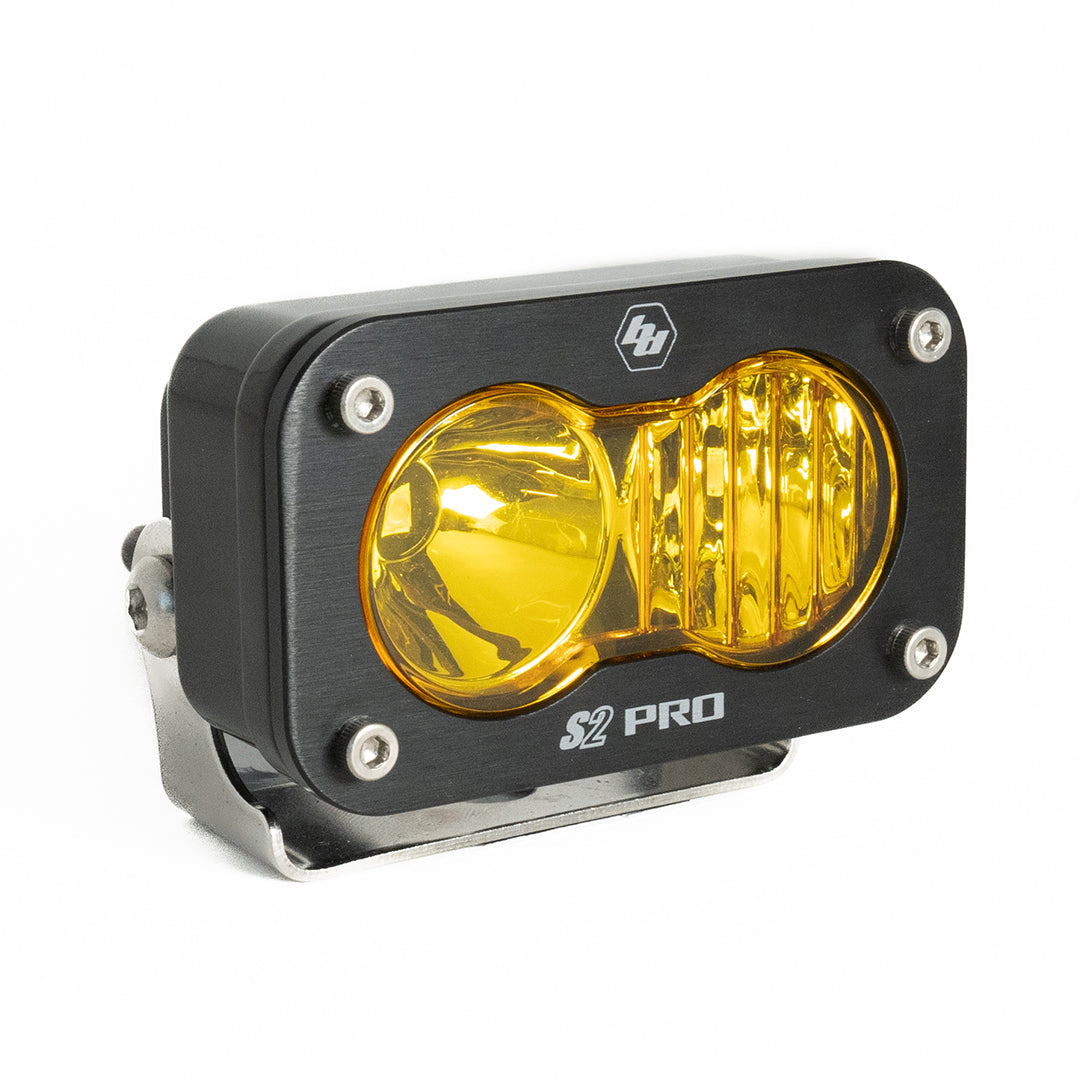 Baja Designs 480013 S2 Pro LED Driving/Combo Amber | Universal