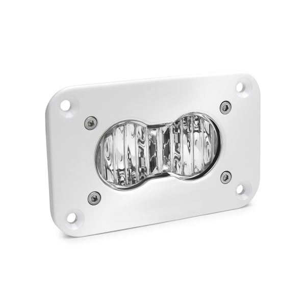 Baja Designs 481005WT LED Work Light Flush Mount Clear Lens Wide Cornering Pattern White S2 Pro | Universal