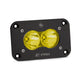 Baja Designs 481011 LED Work Light Flush Mount Amber Lens Spot Pattern S2 Pro | Universal