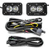 Baja Designs 487808 Flush Mount LED Light Pod Kit Work/Scene Pattern Pair S2 Pro | Universal
