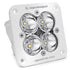 Baja Designs 491006WT Flush Mount LED Light Pod White Clear Lens Work/Scene Pattern Squadron Pro | Universal