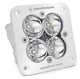 Baja Designs 491006WT Flush Mount LED Light Pod White Clear Lens Work/Scene Pattern Squadron Pro | Universal