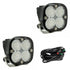 Baja Designs 497806 LED Light Pods Black Clear Lens Work/Scene Pattern Sqadron Pro Pair | Universal