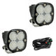 Baja Designs 497806 LED Light Pods Black Clear Lens Work/Scene Pattern Sqadron Pro Pair | Universal