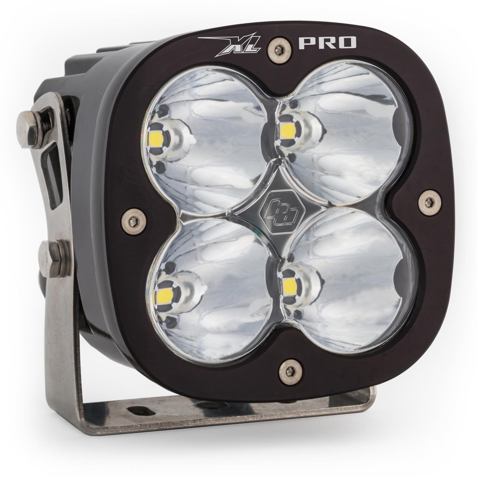 Baja Designs 500001 LED Light Pods Black Clear Lens Spot Pattern XL Pro | Universal