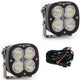 Baja Designs 507805 LED Light Pods Black Clear Lens Wide Cornering Pattern XL Pro Pair | Universal