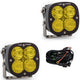 Baja Designs 507813 LED Light Pods Black Amber Lens Driving/Combo Pattern XL Pro Pair | Universal
