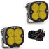Baja Designs 507815 LED Light Pods Black Amber Lens Wide Cornering Pattern XL Pro Pair | Universal