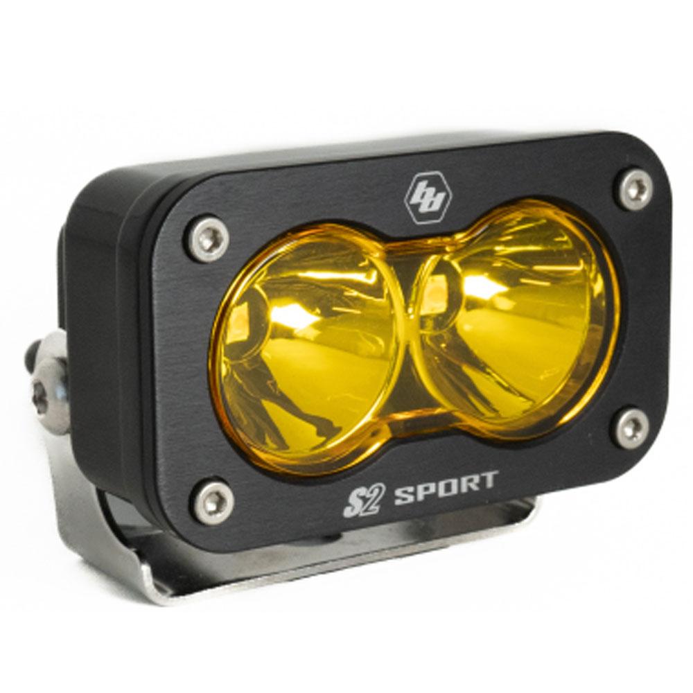Baja Designs 540011 Amber Lens Spot S2 Sport LED Light Pod | Universal