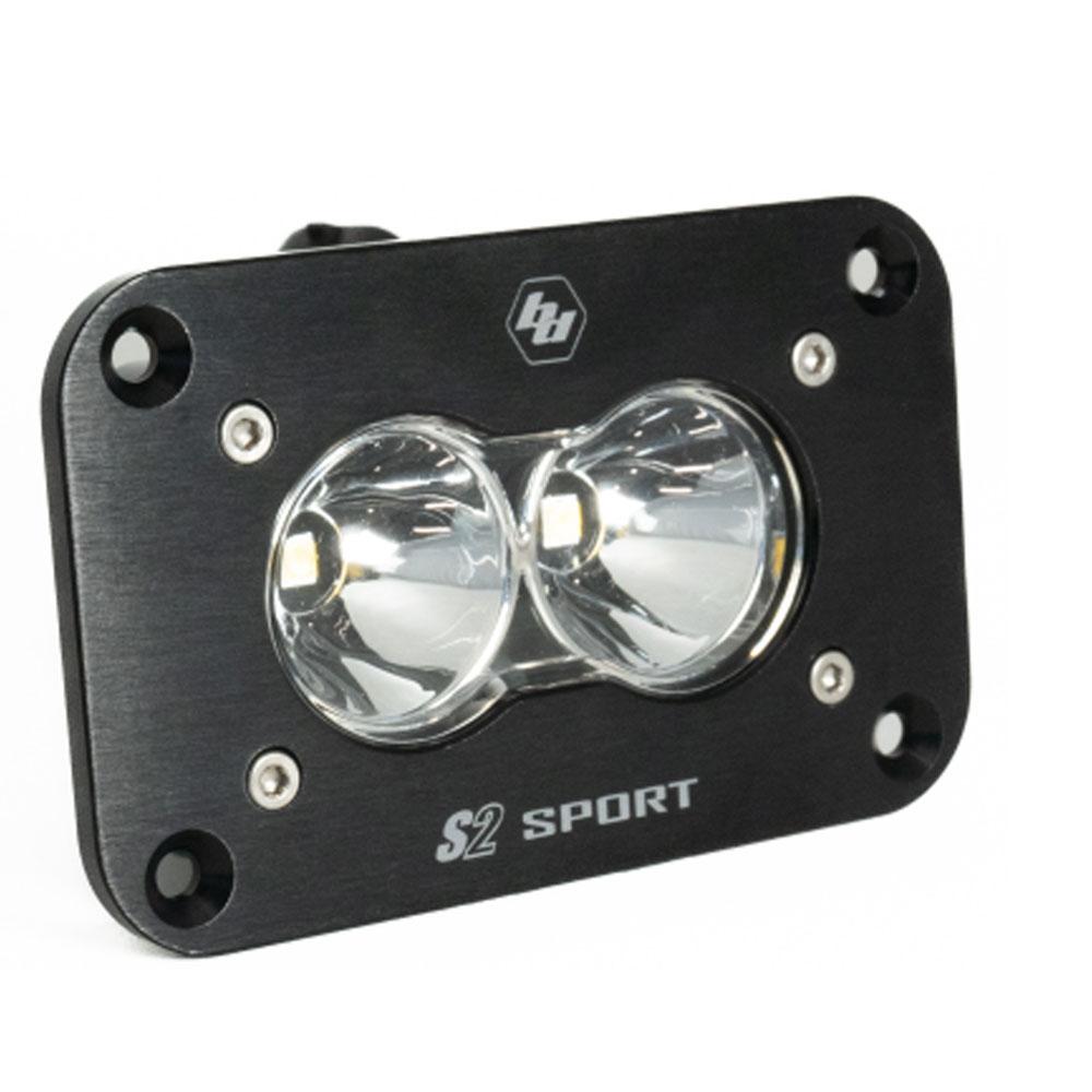 Baja Designs 541001 Flush Mount LED Light Pod Clear Lens Spot S2 Sport | Universal