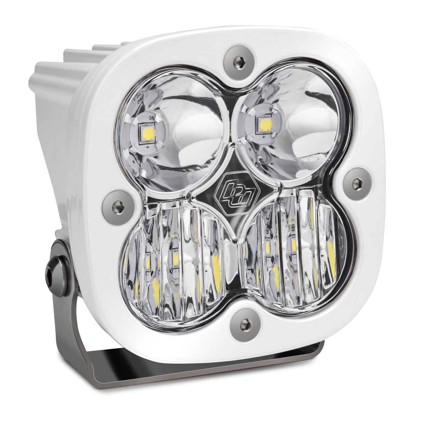 Baja Designs 550003WT Clear Lens Driving/Combo White LED Light Pod Squadron Sport | Universal