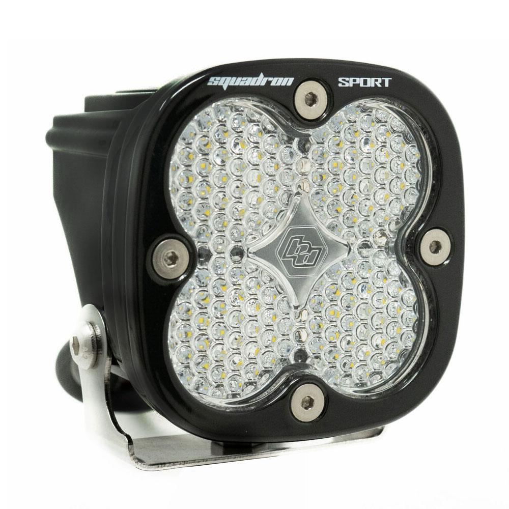 Baja Designs 550006 Clear Lens Work/Scene Black LED Light Pod Squadron Sport | Universal