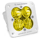 Baja Designs 551013WT Amber Lens Driving/Combo White Flush Mount LED Light Pod Squadron Sport | Universal