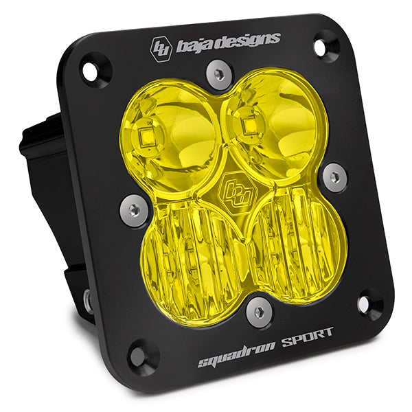 Baja Designs 550016 Amber Lens Work/Scene Black LED Light Pod Squadron Sport | Universal