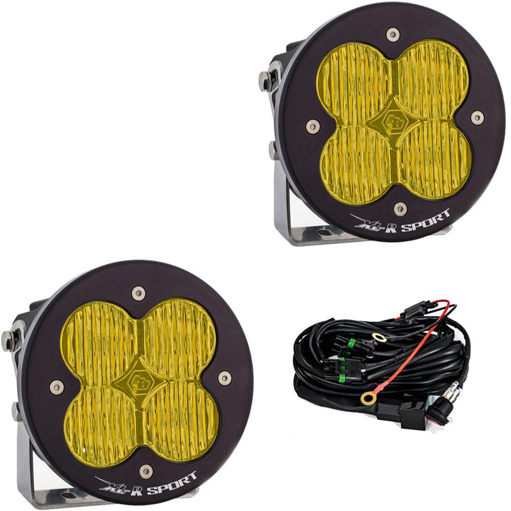 Baja Designs 577815 Amber Lens Wide Cornering LED Light Pods XL-R Sport Pair | Universal