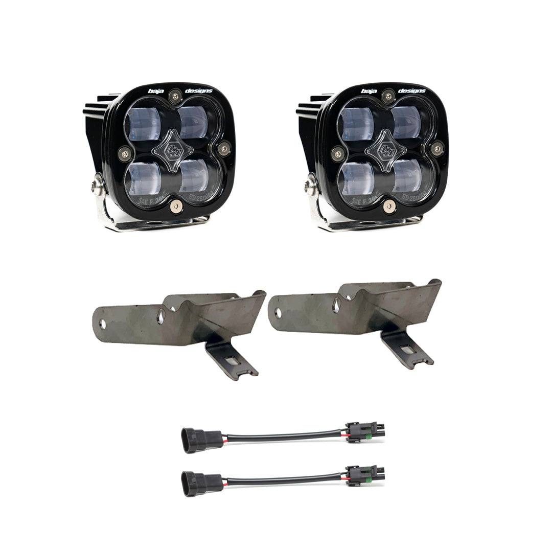 Baja Designs 630821 Clear Lens Fog Pocket LED Light Kit Squadron SAE | 1999-2010 Ford F250/F350