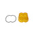 Baja Designs 668713 LP4 Headlight Lens Kit Amber Driving/Combo | Universal