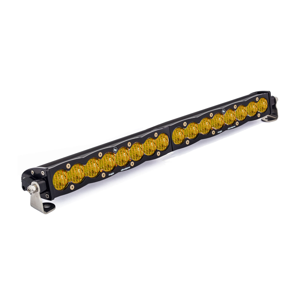 Baja Designs 702014 20 inch LED Light Bar Single Amber Straight Wide Driving Pattern S8 Series | Universal