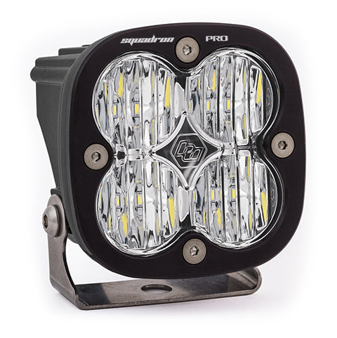 Baja Designs 490005 LED Light Pod Black Clear Lens Wide Cornering Pattern Squadron Pro | Universal