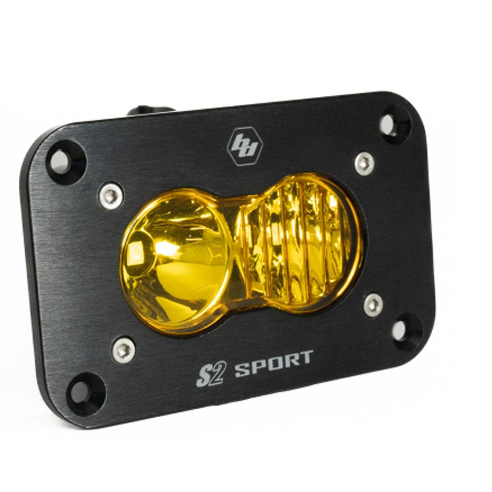 Baja Designs 541013 Amber Lens Driving/Combo Flush Mount LED Light Pod S2 Sport | Universal