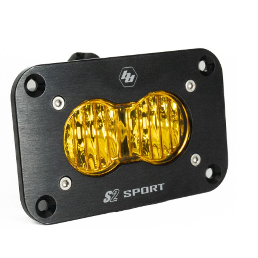 Baja Designs 541015 Amber Lens Wide Cornering Flush Mount LED Light Pod S2 Sport | Universal