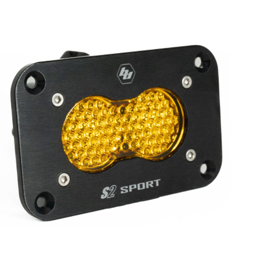 Baja Designs 541016 Amber Lens Work/Scene Flush Mount LED Light Pod S2 Sport | Universal