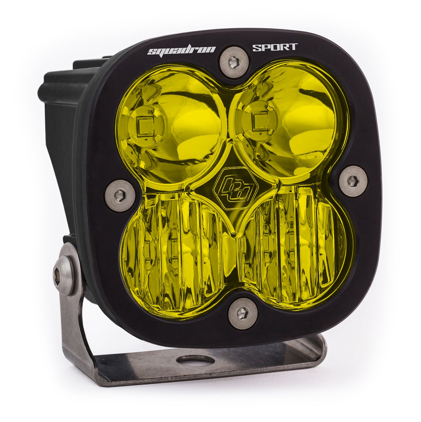 Baja Designs 550013 Amber Lens Driving/Combo Black LED Light Pod Squadron Sport | Universal