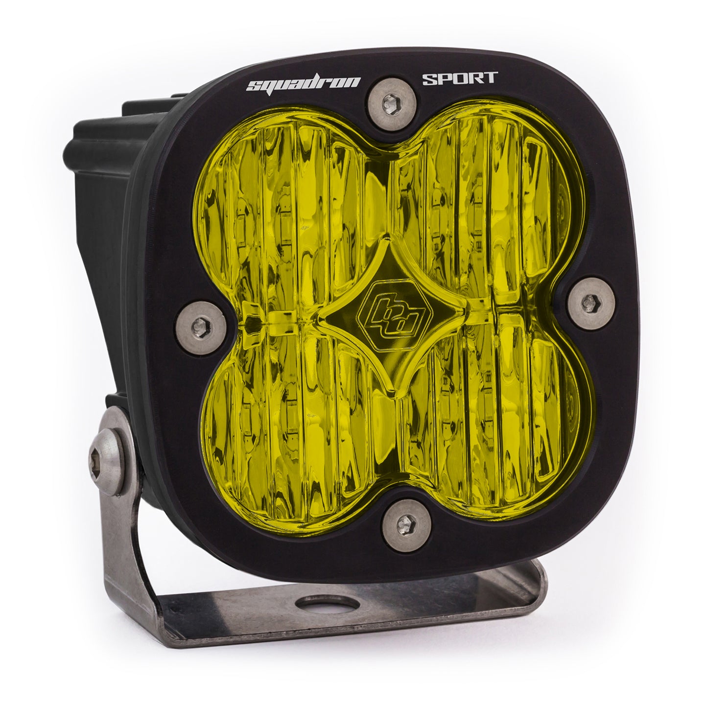 Baja Designs 550015 Amber Lens Wide Cornering Black LED Light Pod Squadron Sport | Universal
