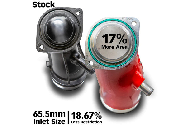 Banks 42792-R Monster-Ram Red Turbo Inlet Elbow | 2017-2025 GM Silverado/Sierra 2500HD/3500HD 6.6L Duramax