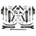 ICON K63219RL 4-5.5" Lift Stage 9 Coilover Conversion System Kit w/ Radius Arms & Expansion Packs | 2023-2025 Ford F250/F350 Super Duty