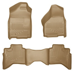 Husky 98033 Front & 2nd Seat Floor Liners | 2002-2009 Dodge RAM 1500/2500/3500