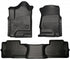 Husky 98241 WeatherBeater Front & Second Row Floor Liners - Black | 2014-2018 GM Silverado/Sierra 1500/2500HD/3500HD Double Cab