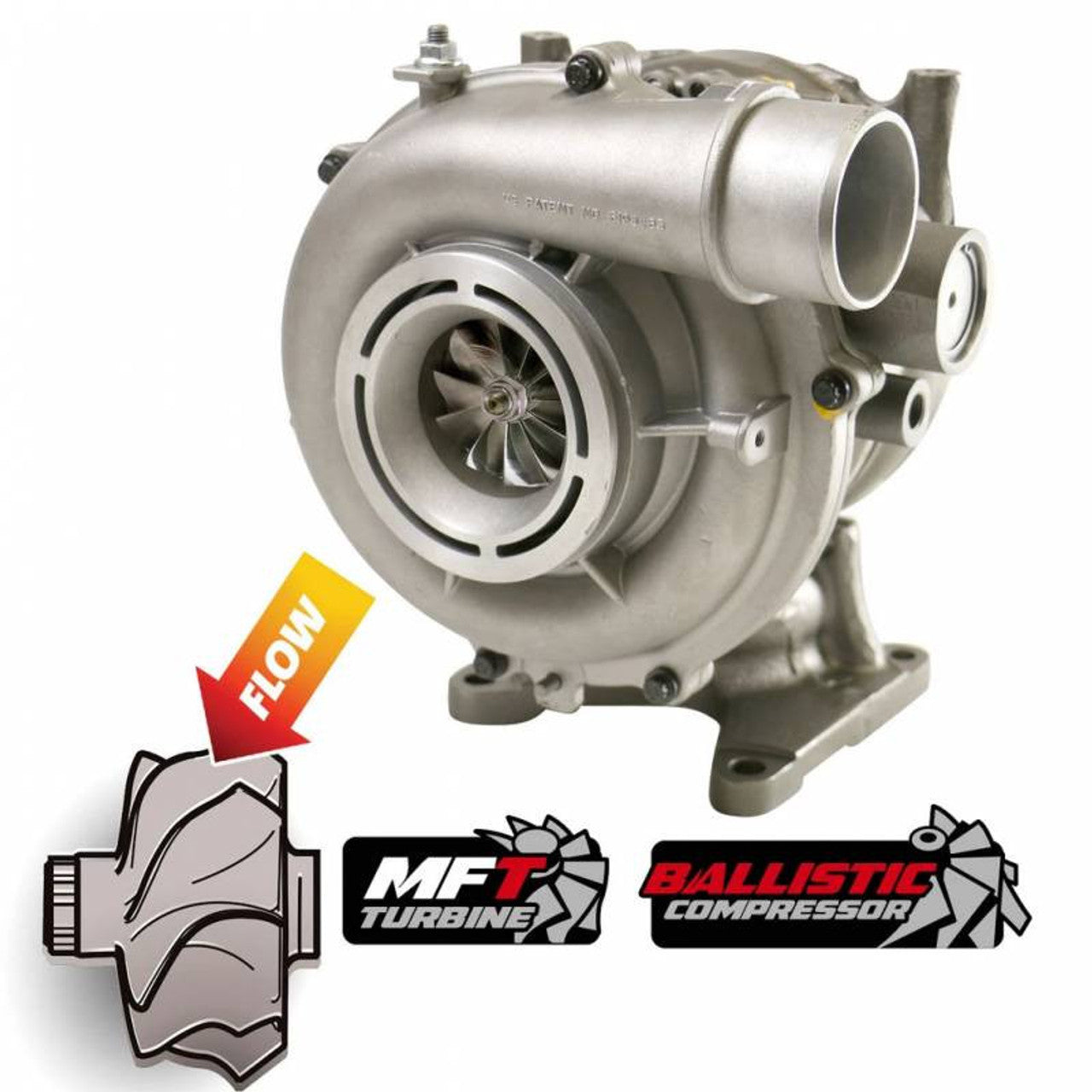 BD Diesel 1045830 Screamer 64MM Turbo | 2011-2016 GM Silverado/Sierra 2500HD/3500HD 6.6L Duramax LML