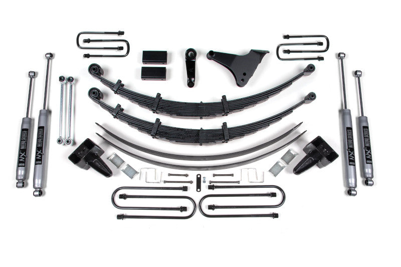 BDS 1300H 6 inch Lift Kit - NX2, Radius U-Bolt, Block Kit | 1999-2004 Ford F250/F350 Powerstroke 4WD with out Factory Overload