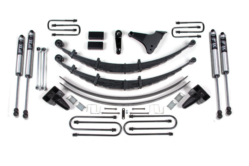 BDS 1301FS 6 inch Lift Kit - FOX 2.0, Radius U-Bolt, Block Kit | 1999-2004 Ford F250/F350 Powerstroke 4WD with Factory Overload