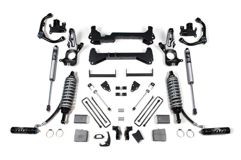 BDS 149FDSC 7 inch FOX 2.5 Coilover Conversion Lift Kit - Carrier Above Crossmember | 2001-2010 GM Silverado/Sierra 2500HD 2WD