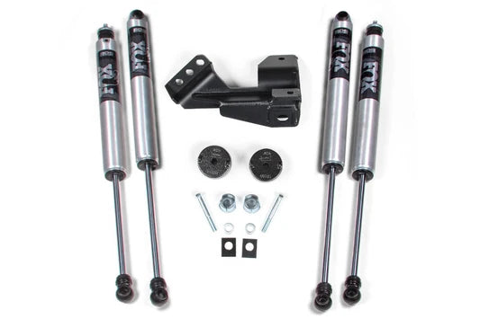 BDS 1519FS Spacer Front Leveling Kit with FOX 2.0 Shocks - Provides 2" Lift - (Package) | 2017-2019 Ford F250/F350 Powerstroke 4WD