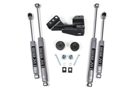 BDS 1519H Spacer Front Leveling Kit with NX2 Nitro Series Shocks - Provides 2" Lift - (Package) | 2017-2019 Ford F250/F350 Powerstroke 4WD