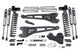 BDS 1521FS 4 inch Radius Arm Lift Kit with FOX 2.0 Shocks & 5 inch Block Kit with 2 Leaf Main | 2017-2019 Ford F250/F350 Powerstroke 4WD Gas