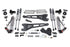 BDS 1524FPE 4 inch FOX 2.5 Conversion Lift Kit with Radius Arms & 5 inch Block Kit with 3 Leaf Main | 2017-2019 Ford F250/F350 Powerstroke 4WD