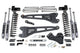 BDS 1524H 4 inch Radius Arm Lift Kit with NX2 Nitro Shocks & 5 inch Block Kit with 3 Leaf Main | 2017-2019 Ford F250/F350 Powerstroke 4WD